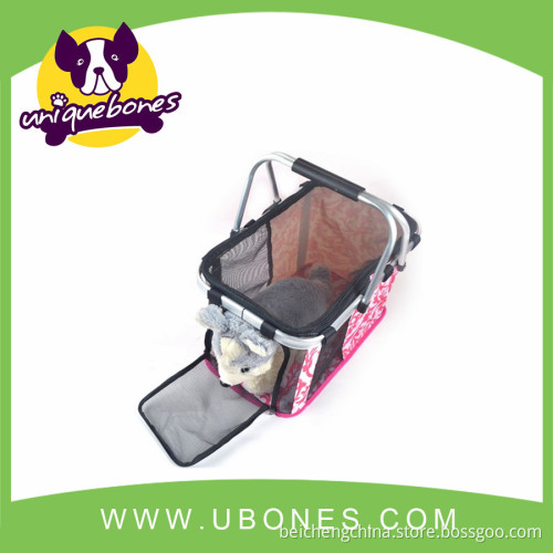 pet products Pet soft crate dog aluminum support+oxford cloth cage Foldable dog carrier